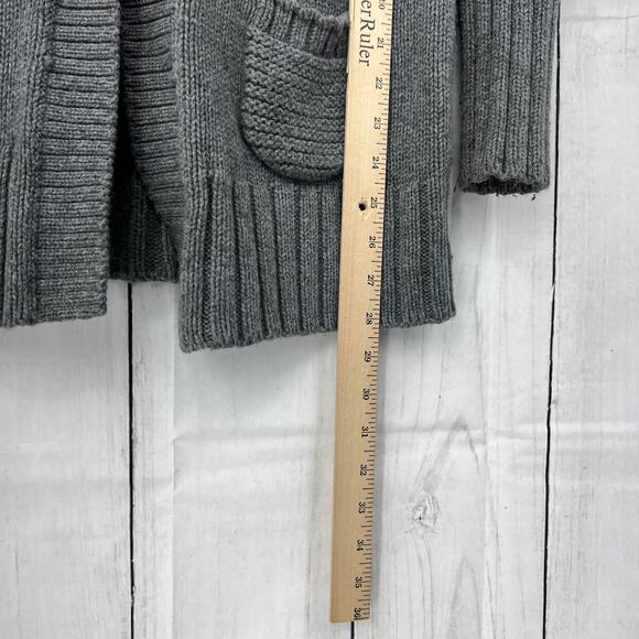 AEO American Eagle Outfitters (M) Womens Gray Knit Wool Blend Sweater Jacket - Picture 13 of 14